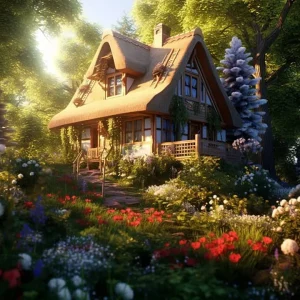 Malen Nach Zahlen Haus Im Wald