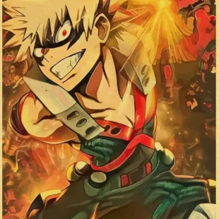 Malen Nach Zahlen Katsuki Bakugo