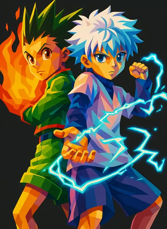 Malen Nach Zahlen Killua X Gon