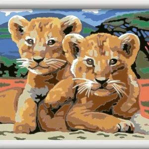 Malen Nach Zahlen Löwenbabys