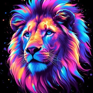 Malen Nach Zahlen Löwenkopf