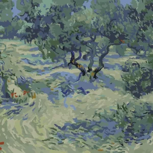 Malen Nach Zahlen Olivenbaum