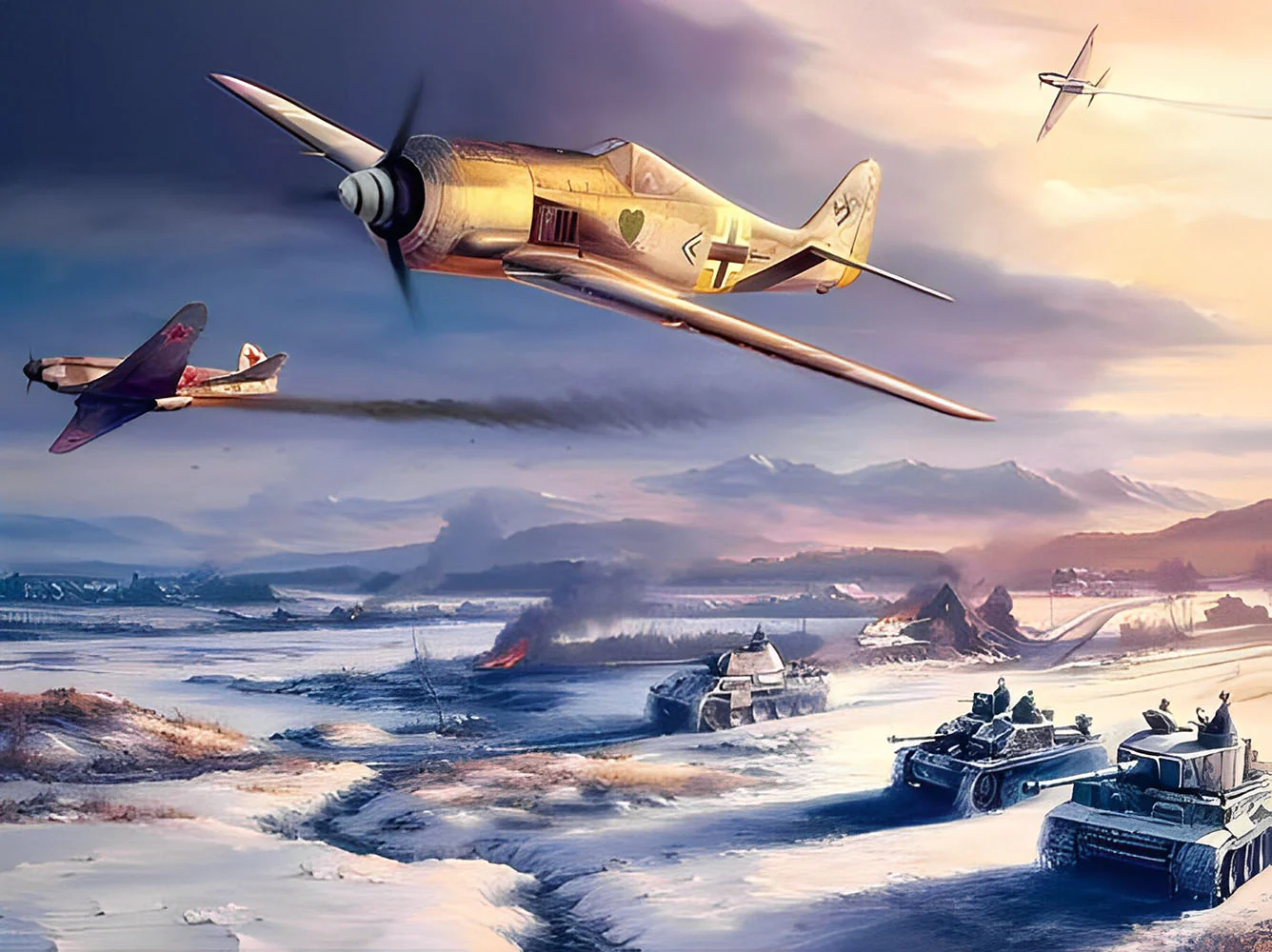 Malen Nach Zahlen Panzer Und Kampfjets