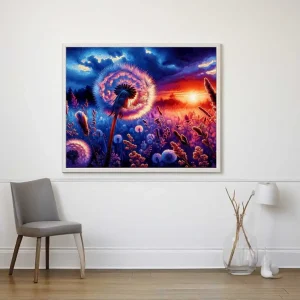 Malen Nach Zahlen Pusteblume