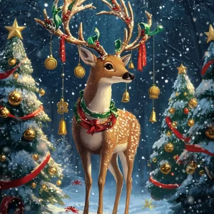 Malen Nach Zahlen Rentier