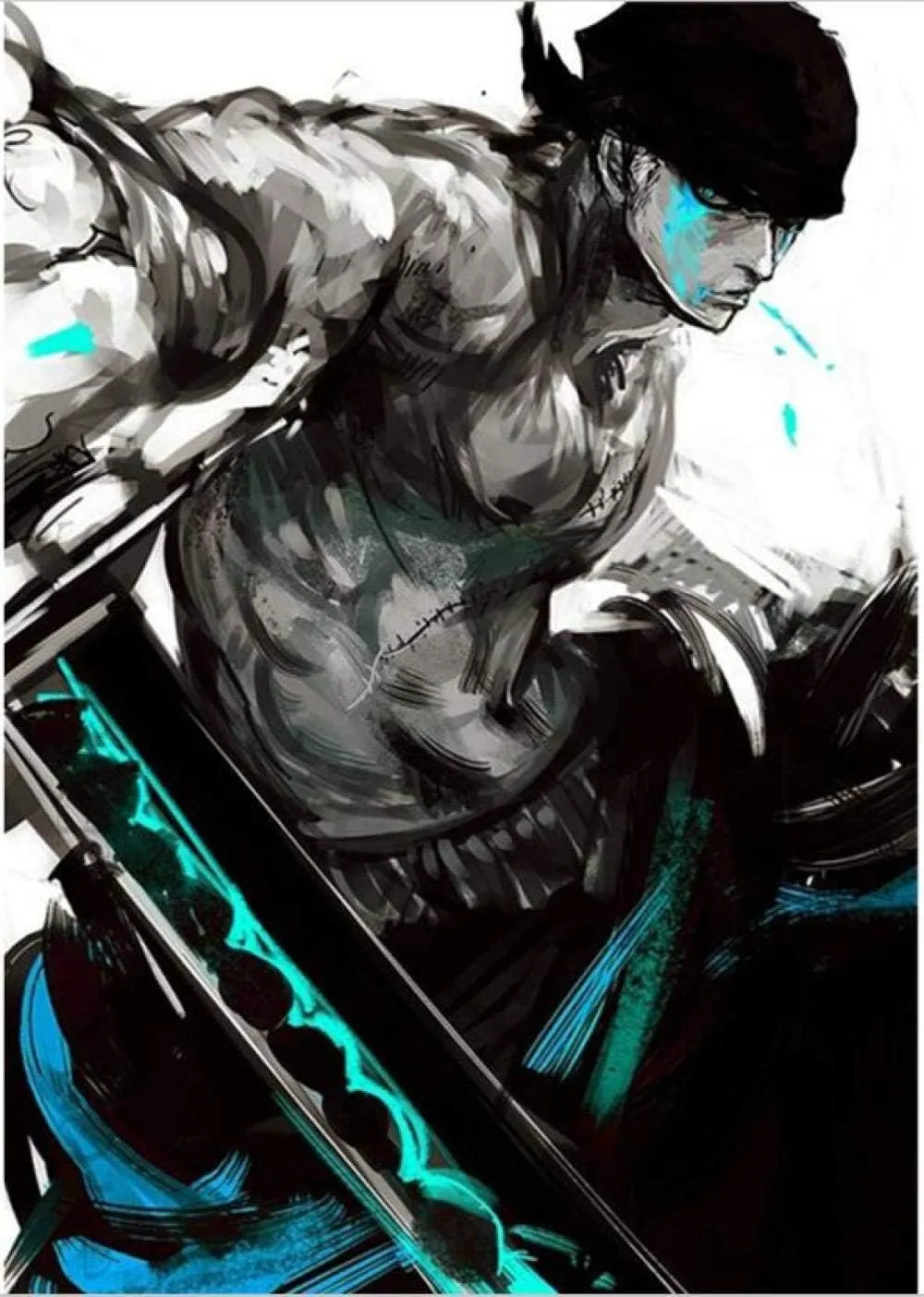 Malen Nach Zahlen Roronoa Zoro