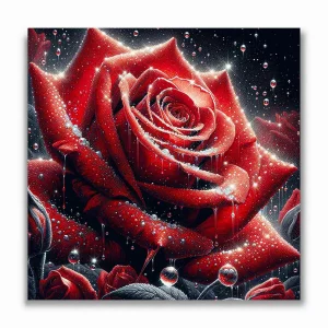 Malen Nach Zahlen Rote Rose